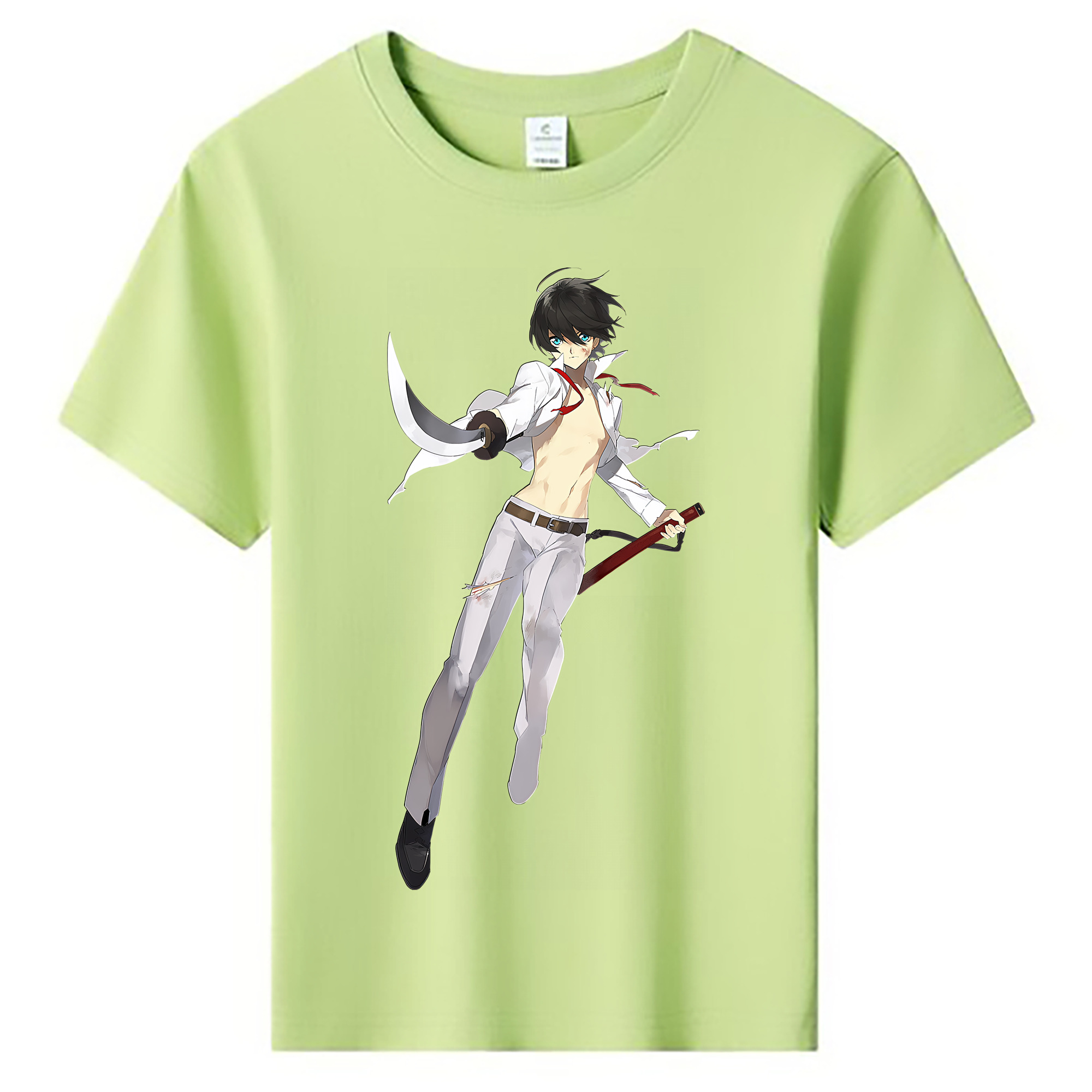 （画像用） 刀剣乱舞 Touken Ranbu 綿100％キッズTシャツ（フロントプリント）